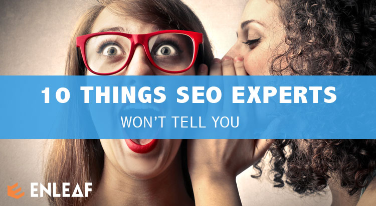 10 Things SEO Experts Wont Tell You