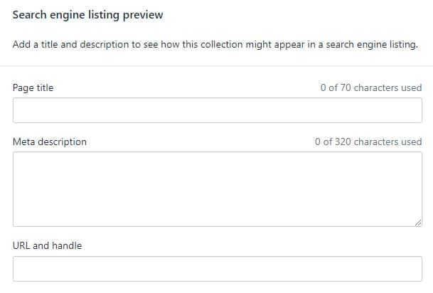 Search Engine Listing Preview